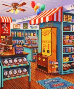 Candy Store paint by numbers