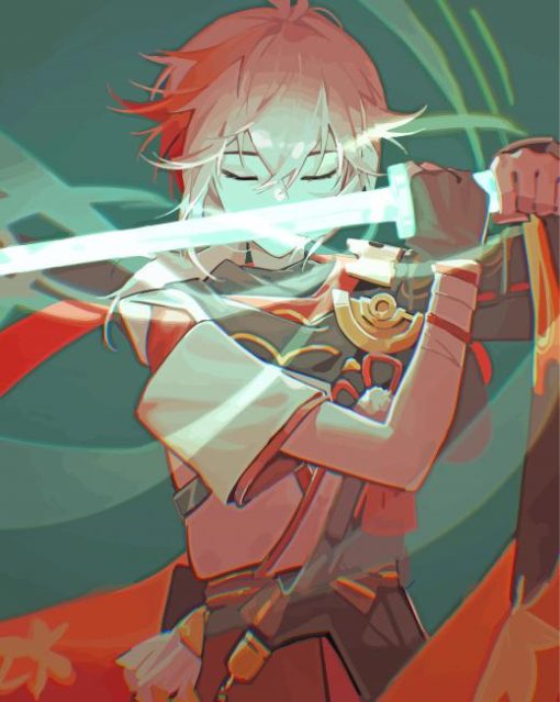 Cute Kazuha Art paint by numbers