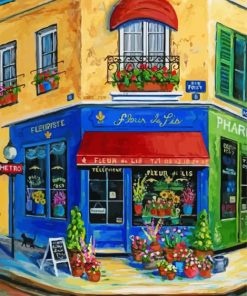 Flower Shop paint by numbers