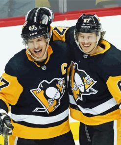 Pittsburgh Penguins Players paint by numbers