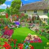 Aesthetic Cottage Garden paint by numbers