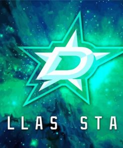 Dallas Stars Logo paint by numbers