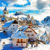 Alpine Village paint by numbers