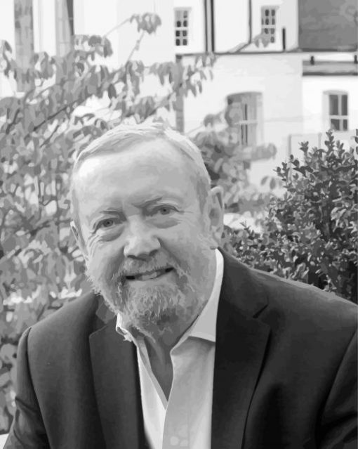 Black And White John Beddington paint by numbers