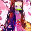 Demon Slayer Nezuko Kamado paint by numbers