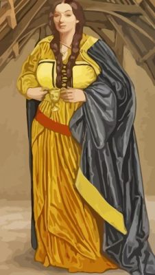 Helga Hufflepuff paint by numbers