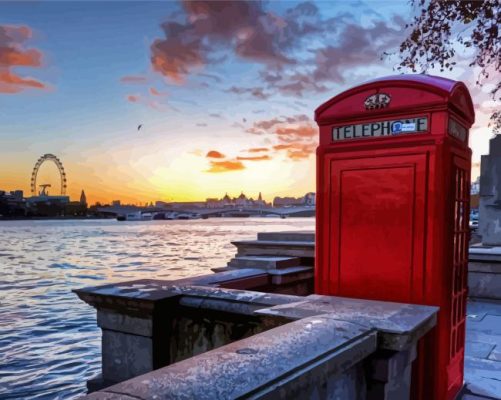 London Thames paint by numbers