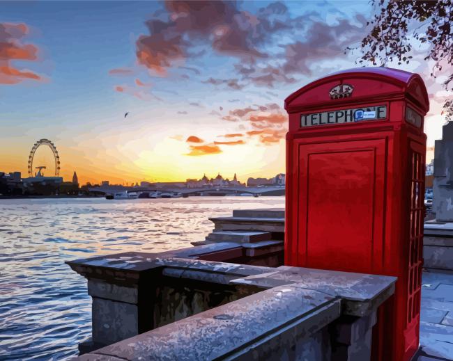London Thames paint by numbers