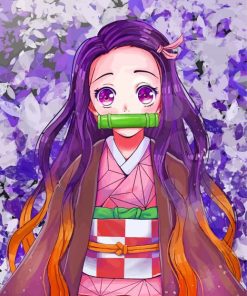 Nezuko Kamado paint by numbers