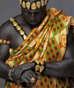 Aesthetic African King paint by numbers