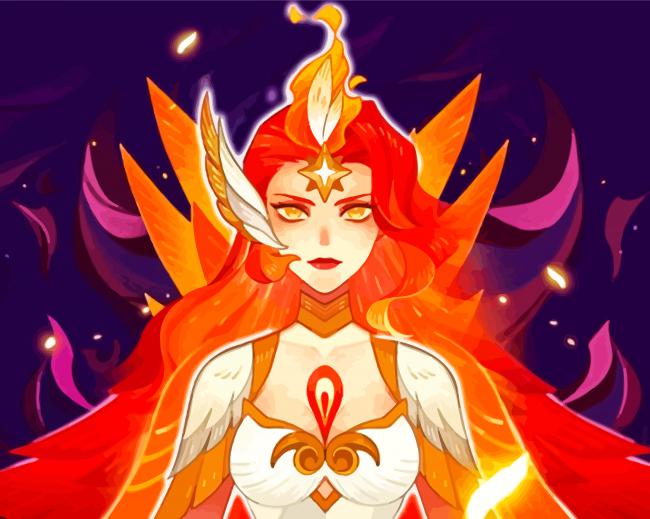 Aesthetic Afk Arena paint by numbers