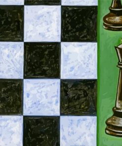 Chess Board Art paint by numbers