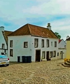 Culross Houses paint by numbers