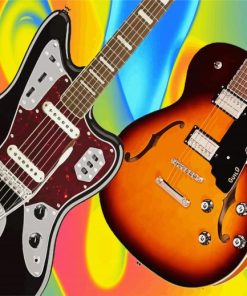 Electric Guitar paint by numbers