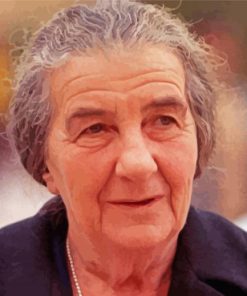 Golda Meir paint by numbers