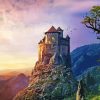 Mysterious Castle In Forest paint by numbers
