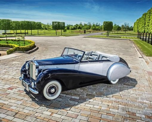 Rolls Royce Dawn Drophead paint by numbers