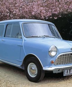 Blue Austin Mini paint by numbers