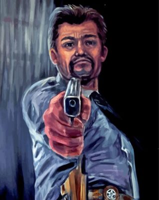 Mafia Gunman paint by numbers