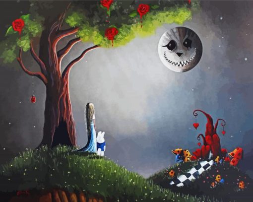 Wonderland paint by numbers