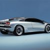 Grey Lamborghini Diablo paint by numbers