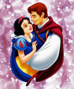 Romantic Prince Florian And Snow White paint by numbers