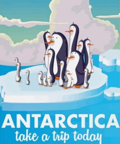 Antarctica Poster paint by numbers