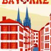 Aesthetic Bayonne Poster paint by numbers