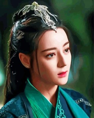 Aesthetic Dilraba Dilmurat paint by numbers