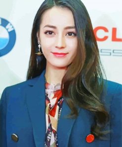 Cute Dilraba Dilmurat paint by numbers