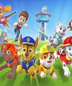 Paw Patrol paint by numbers