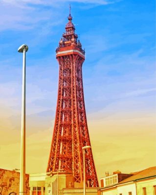 Blackpool Tower paint by numbers