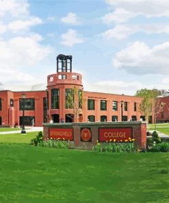 Springfield College Massachusetts Paint By Numbers