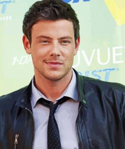 Handsome Cory Monteith Paint By Numbers