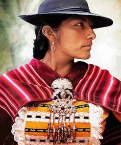 Peru Woman Paint By Numbers