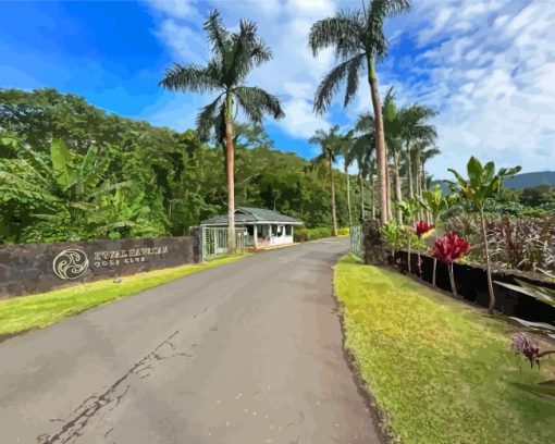 Olomana Landscape Paint By Numbers