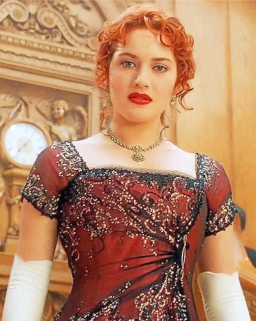 Gorgeous Rose DeWitt Bukater Paint By Numbers